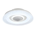 20 In W 6 Speed Indoor Bladeless Smart Ceiling Fan With Remote And Dimmable Led