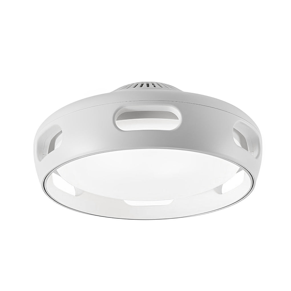 Round Smart Mute Bladeless Ceiling Fan Ha083514