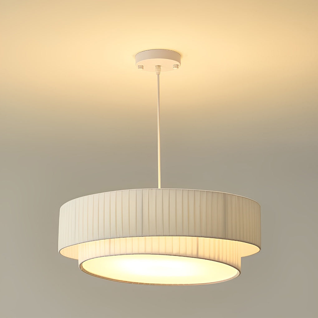 Double Layer Drum Nordic Pendant Light Ha083930