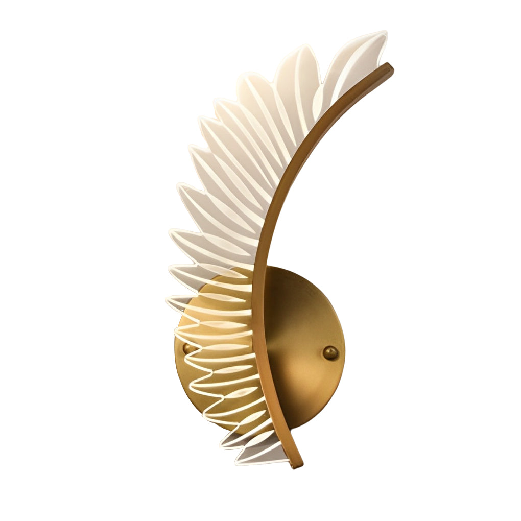 Leaves Feathers Led Wall Lamp Ha084517
