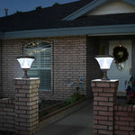 Square Retro Solar Fence Post Light Ha081283