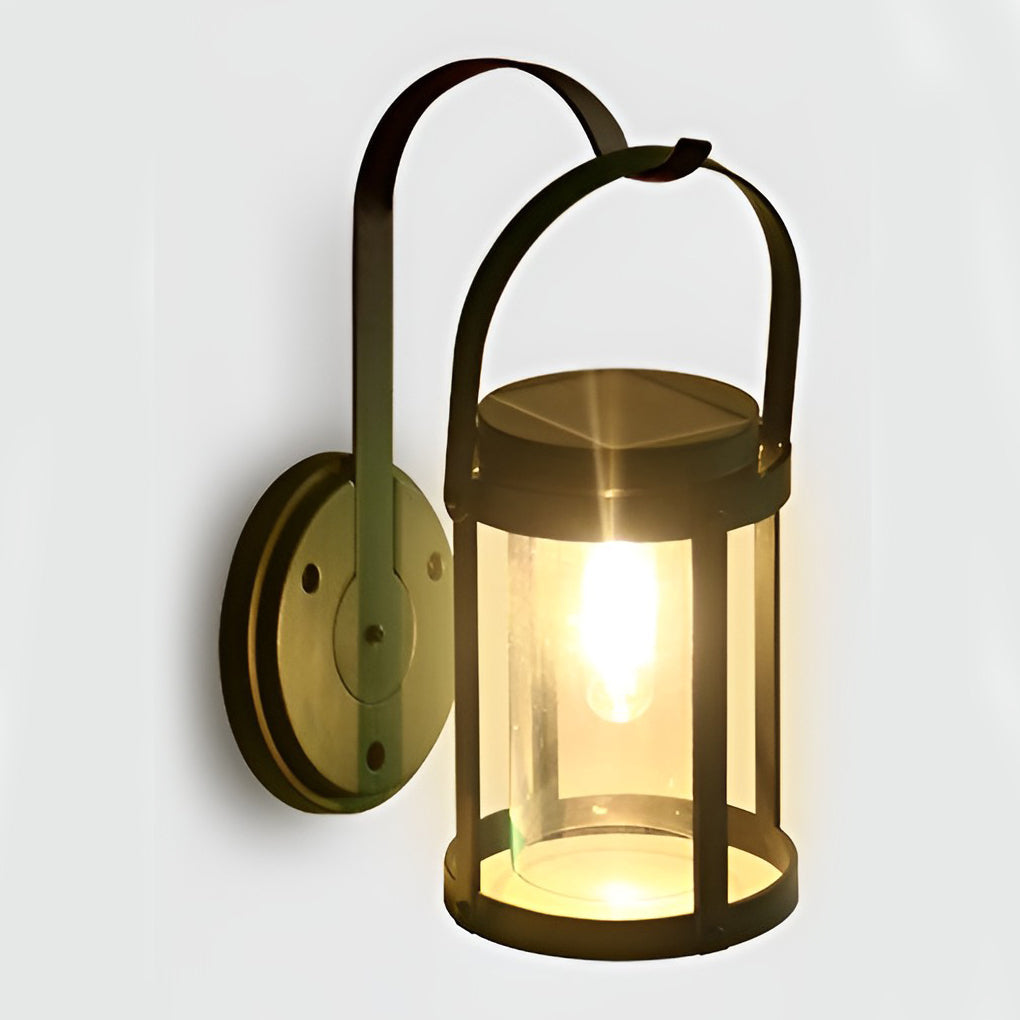 Lumière Portable Lantern Wall Sconce – Modern Solar LED Outdoor Lighting