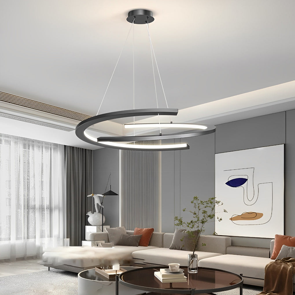 Semi Circularmodern Pendant Light Ha079376