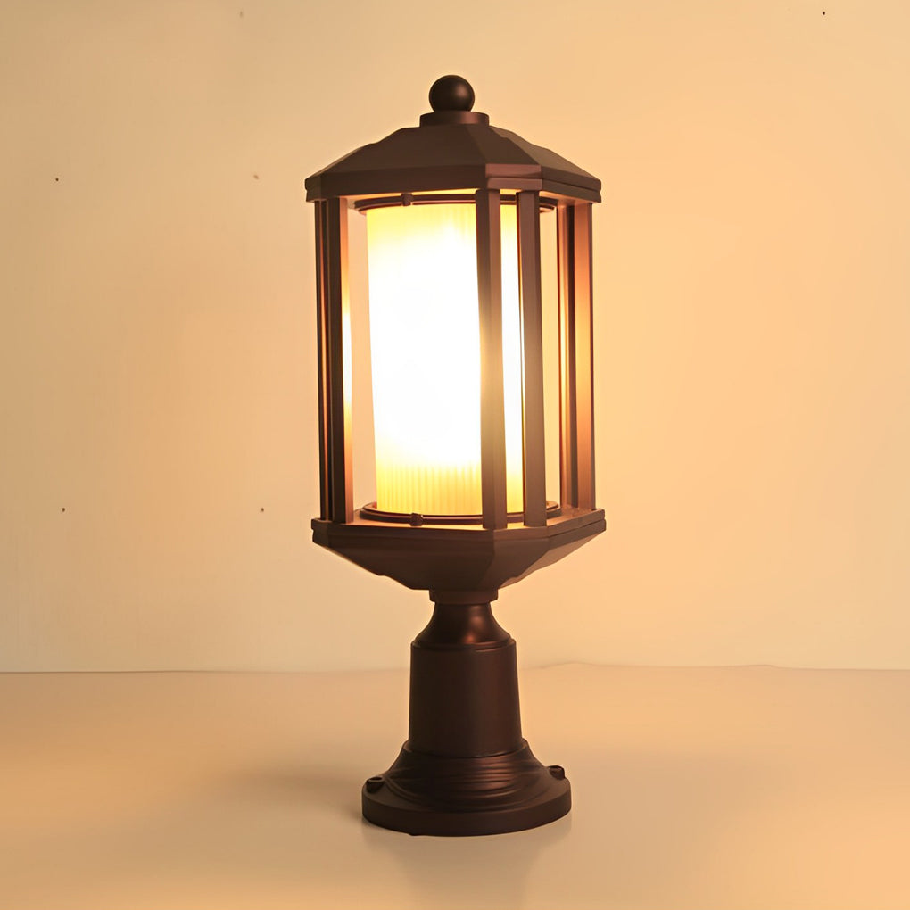 Retro Outdoor Pillar Lamp Ha082052