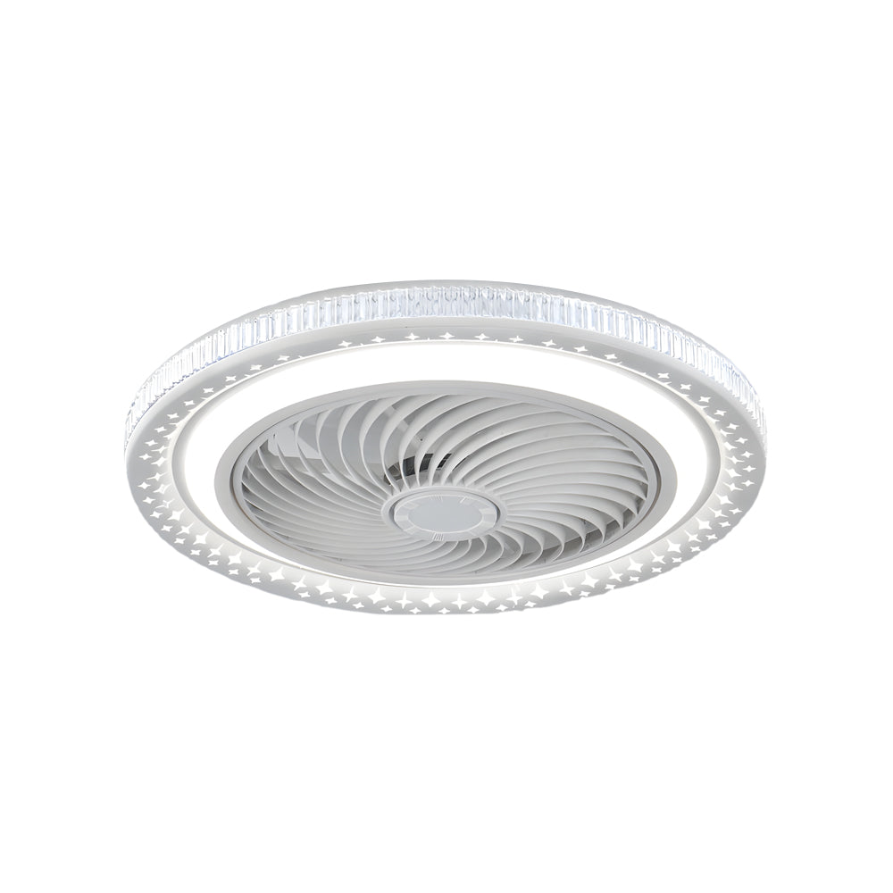 19 7 Bladeless Ceiling Fan With Led Light And Remote