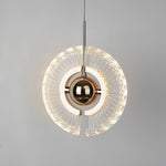 Lumina Circle Anodized Acrylic LED Pendant Light for Modern Interiors