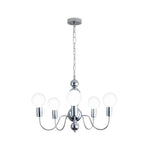 Aurelia Glass Globe Chandelier — Modern French Minimalist Pendant Light