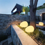 Modern Solar Cobblestone Light