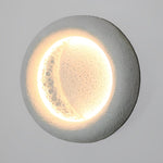 Lunar Halo Outdoor Wall Sconce — Waterproof LED Modern Light