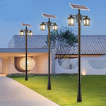 Vintage Led Solar Outdoor Pole Lights Li002166
