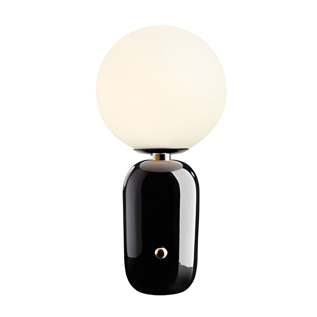 Modern Big Glass Global Ball Led Accent Table Lamp