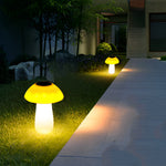 Mushroom Solar LED Lawn Light – Waterproof Garden & Pathway Illumination