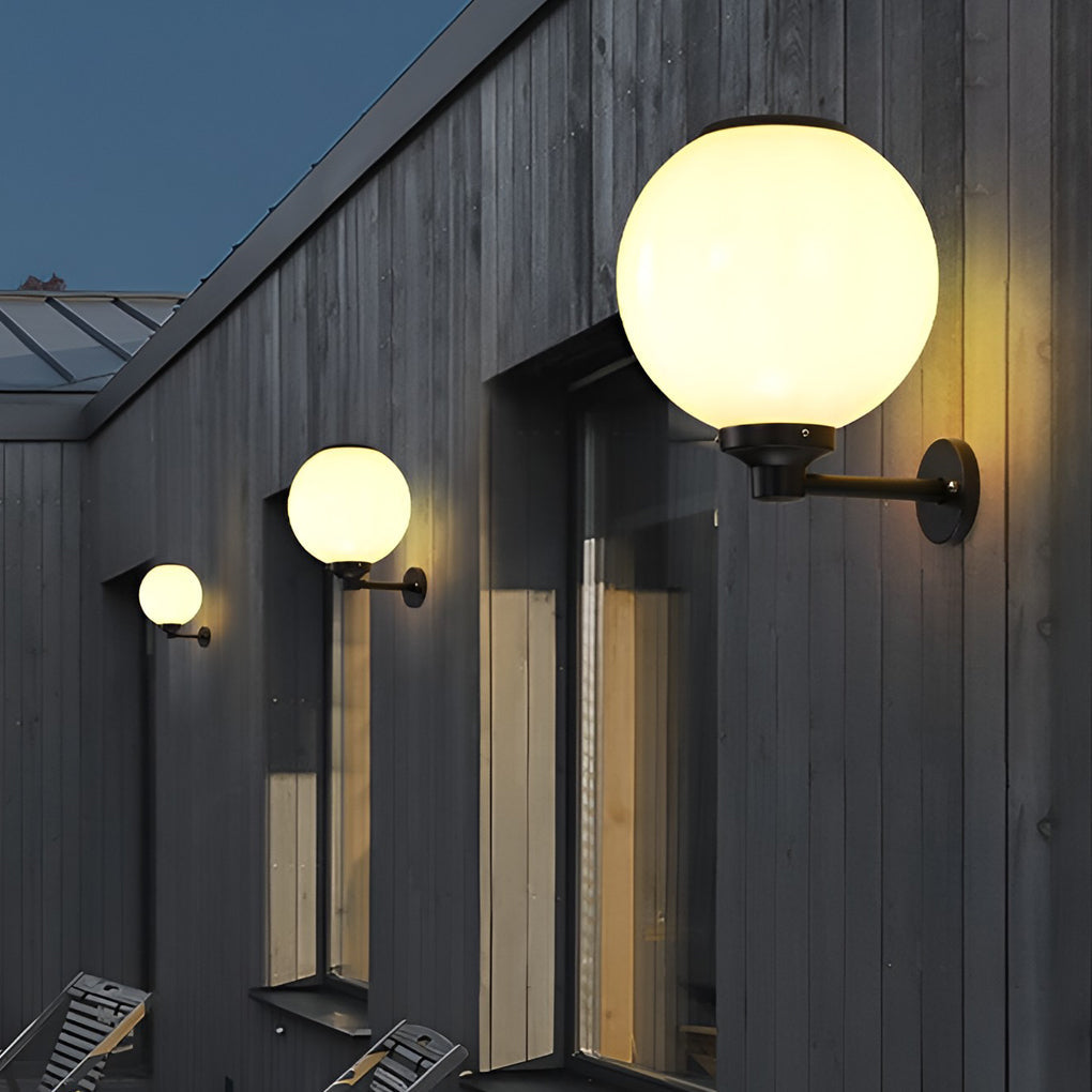 Round Modern Solar Wall Light Li002004