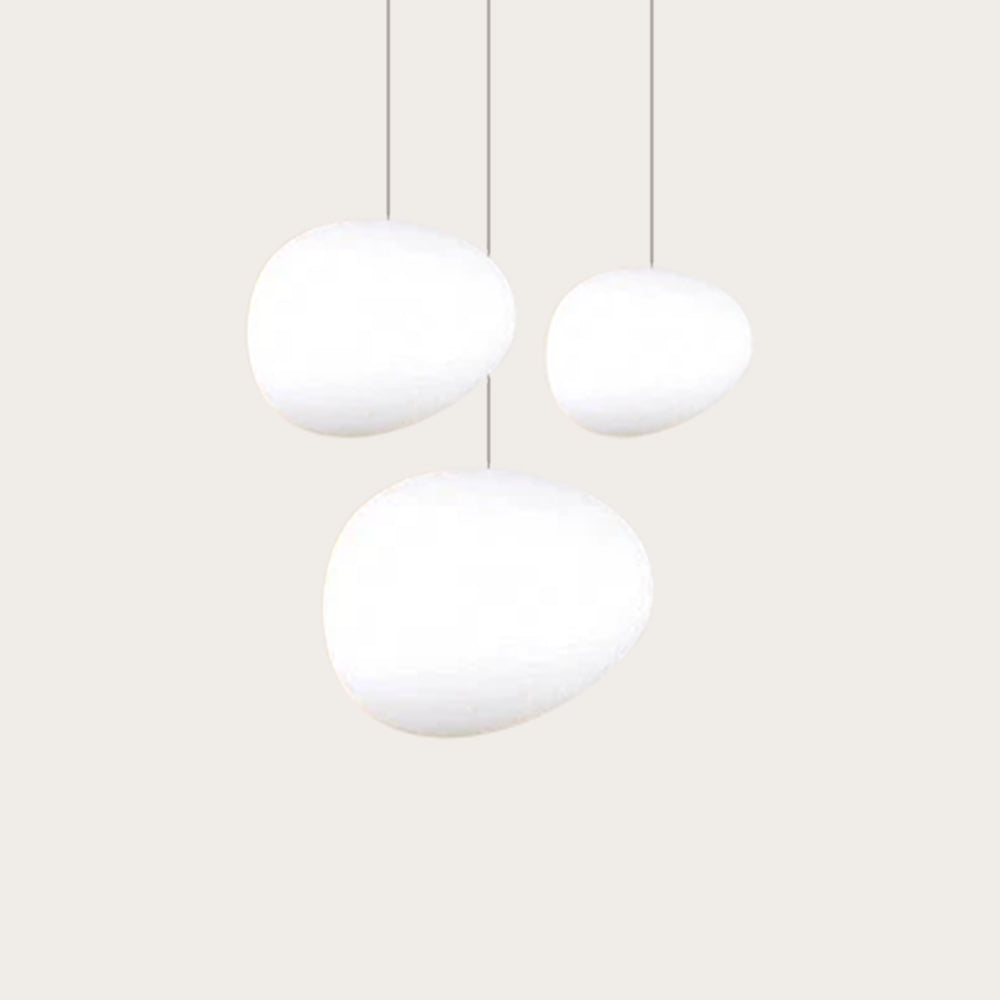 Nordic Living Room Pebble Pendant Lamp