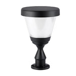 Round Modern Solar Fence Post Light Ha076261
