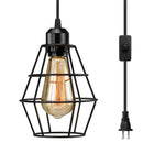 Retro Pendant Light With Button Switch Ha077906