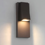 Rectangle Waterproof Led Black Outdoor Wall Lamp