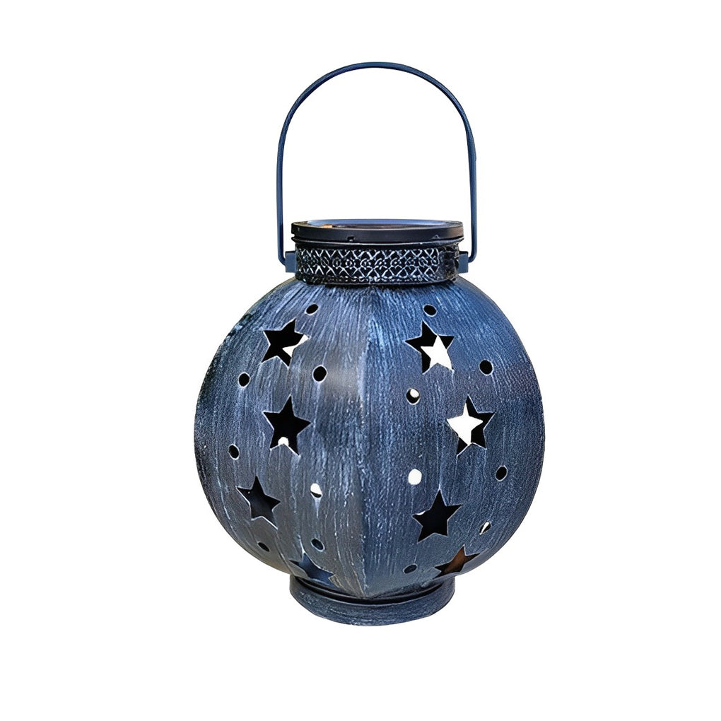 Celestial Star Projection Solar Lantern for Garden and Patio