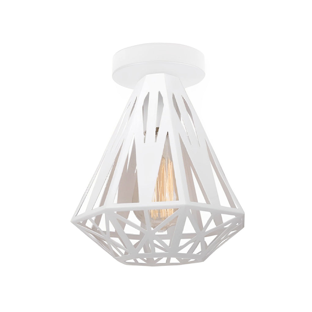 Retro Cage Led Ceiling Light Ha085021