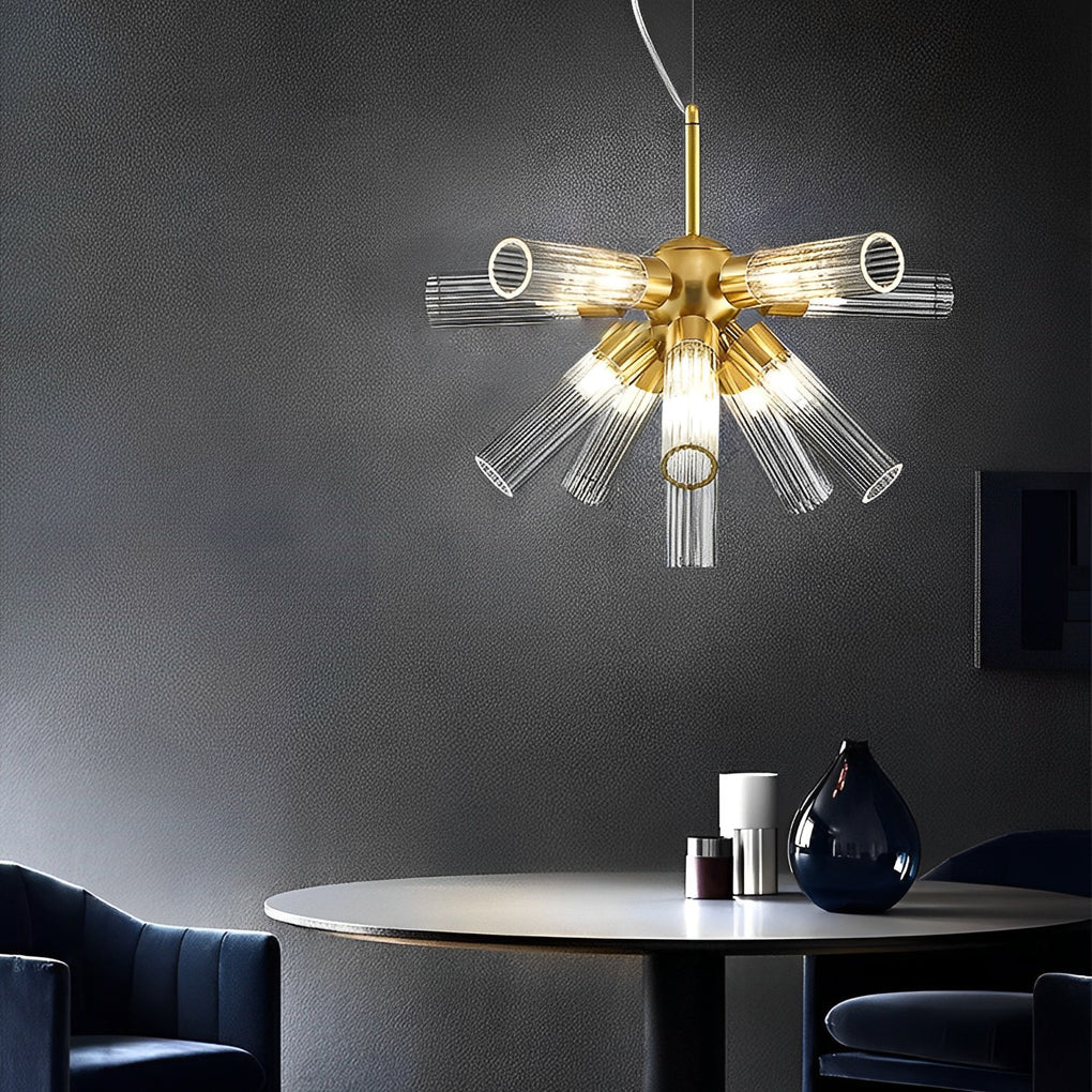 Tube Modern Sputnik Light Chandelier Ha099061