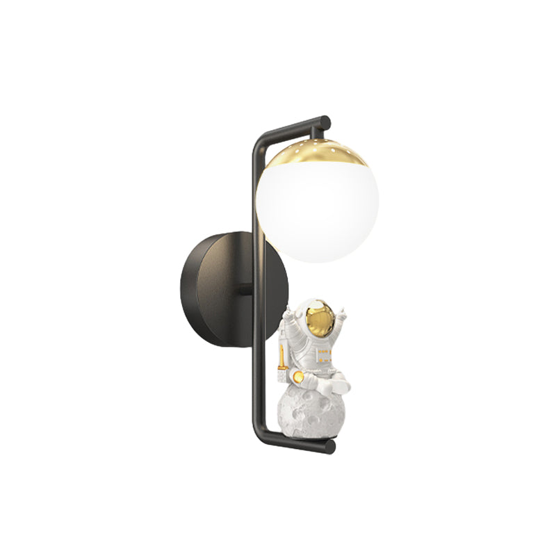 Cartoon Astronaut Decor Wall Lights Fixture Ha098346