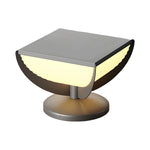 Square Metal Solar Garden Light Led Outdoor Light Post Waterproof Fence Column Head Lamp Pillar Light