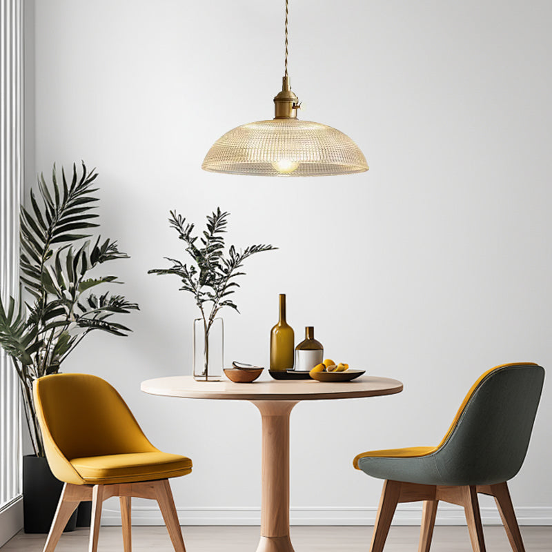 Modern Bowl Glass Pendant Light