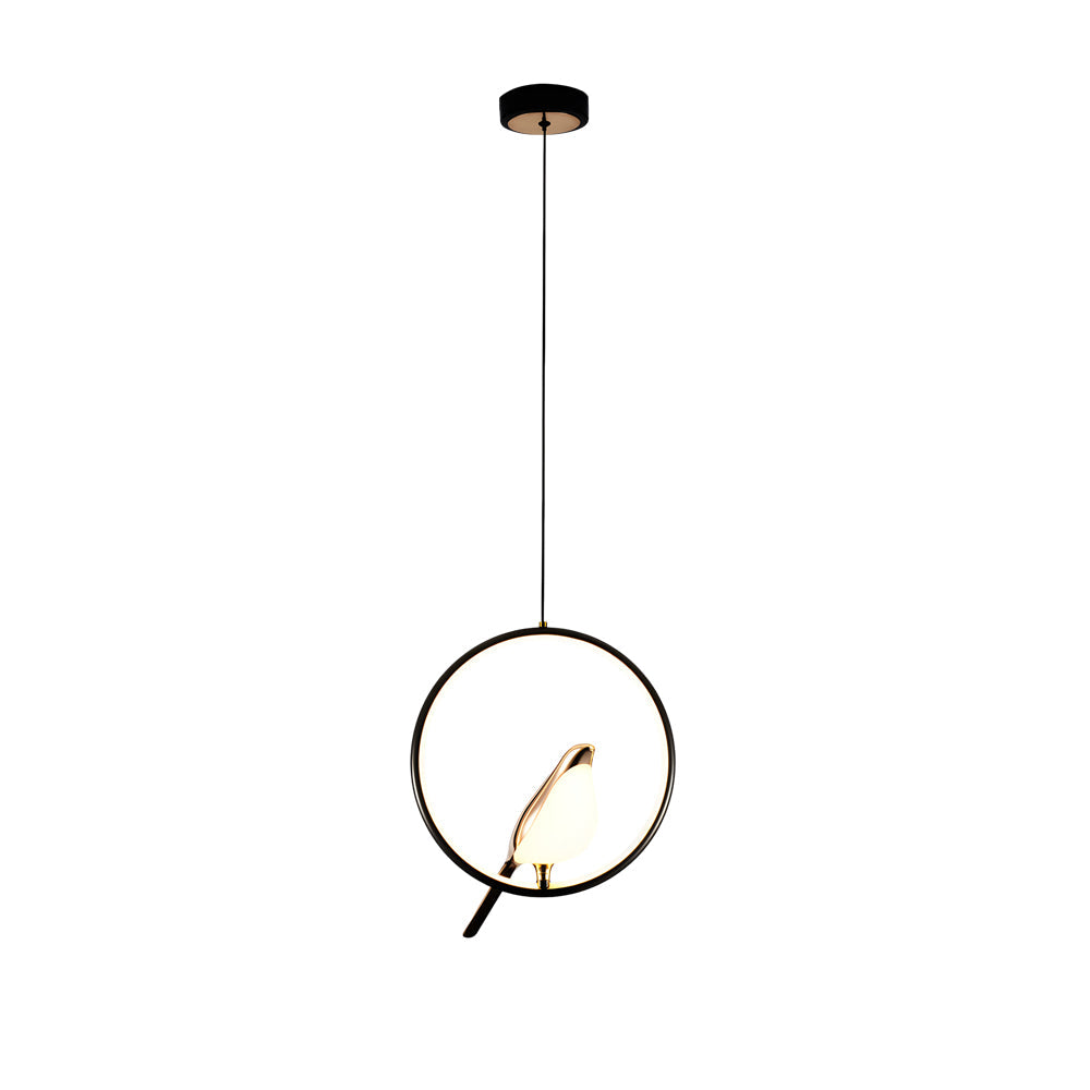 Modern Magpie Pendant Light Circle Oval Ring