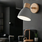 Nordic Modern Hanging Wooden Wall Lamp
