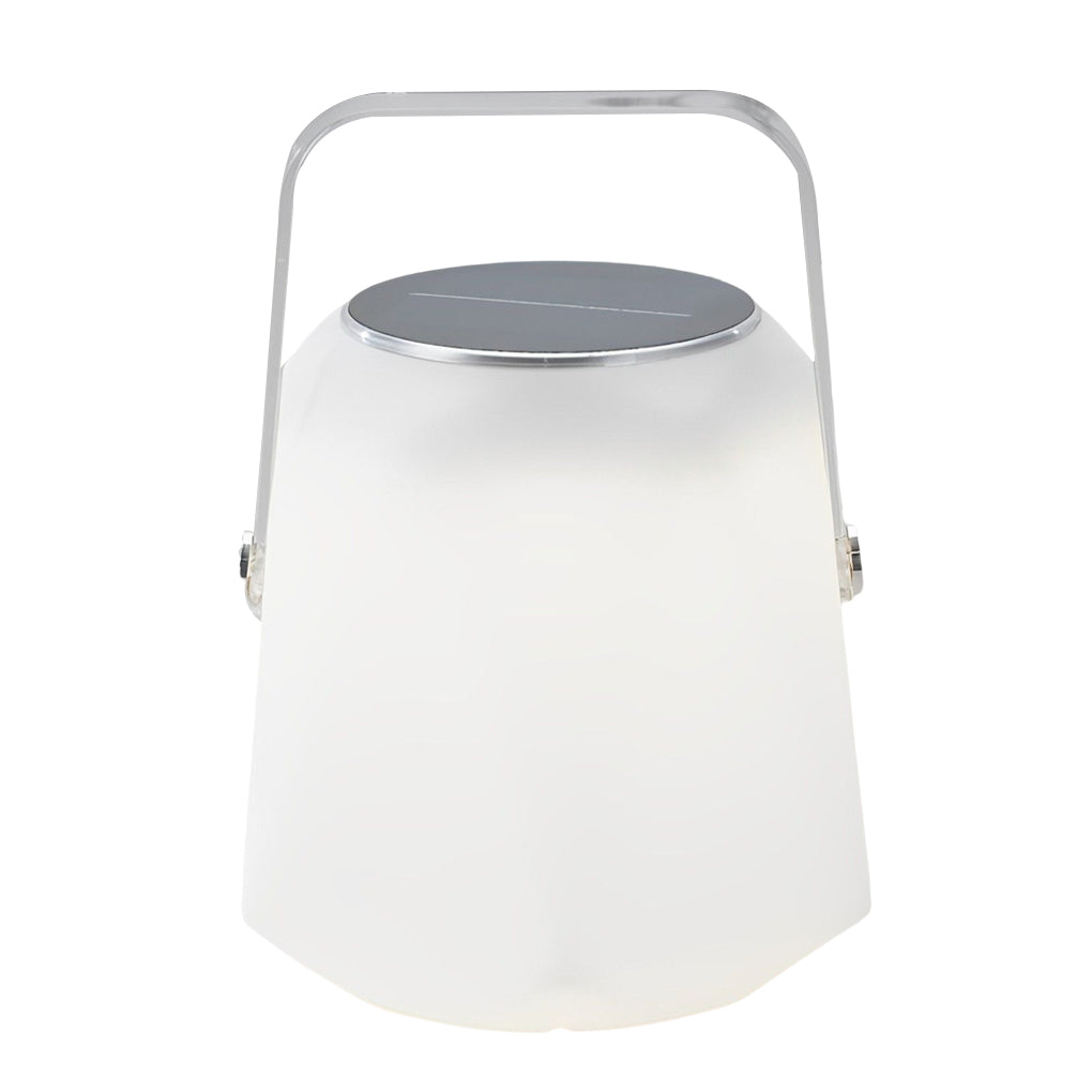 Aria Portable Solar Lantern with Remote – Modern Waterproof Table Lamp for Patio & Garden