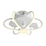 Flower Bladeless Ceiling Fans With Remote Ha082877