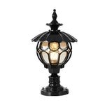 Flower Ball Outdoor Pillar Lamp Ha083712