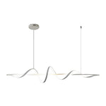 Aurelia 360° Rotating LED Chandelier — Nordic Modern Pendant Light for Dining and Living Spaces