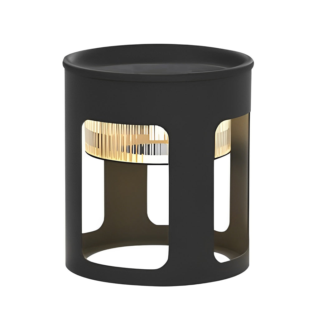 Round Solar Powered Outdoor Lights Ha080964