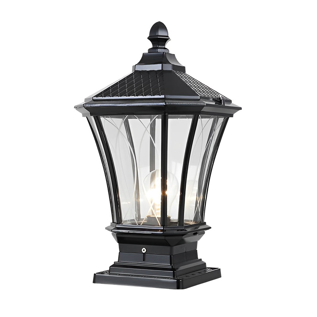 Vintage Retro Solar Fence Light Ha084360