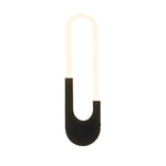 Modern Indoor Oval Led Wall Sconces 16 H Gold Black