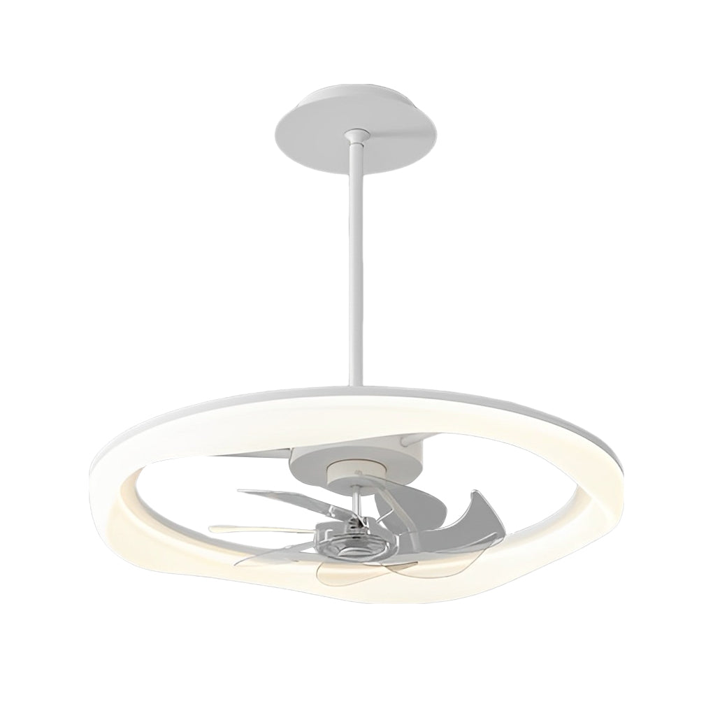 Circular Mute Ceiling Fans With Remote Li002496
