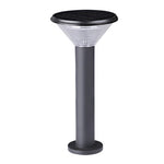 Tapered Solar LED Pathway Light in Black Aluminum for Modern Outdoor Spaces