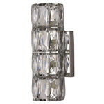 Cylindrical Crystal Three Step Dimming Light Led Modern Wall Sconces Lighting