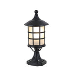 Round Cage Solar Fence Post Light Ha092390