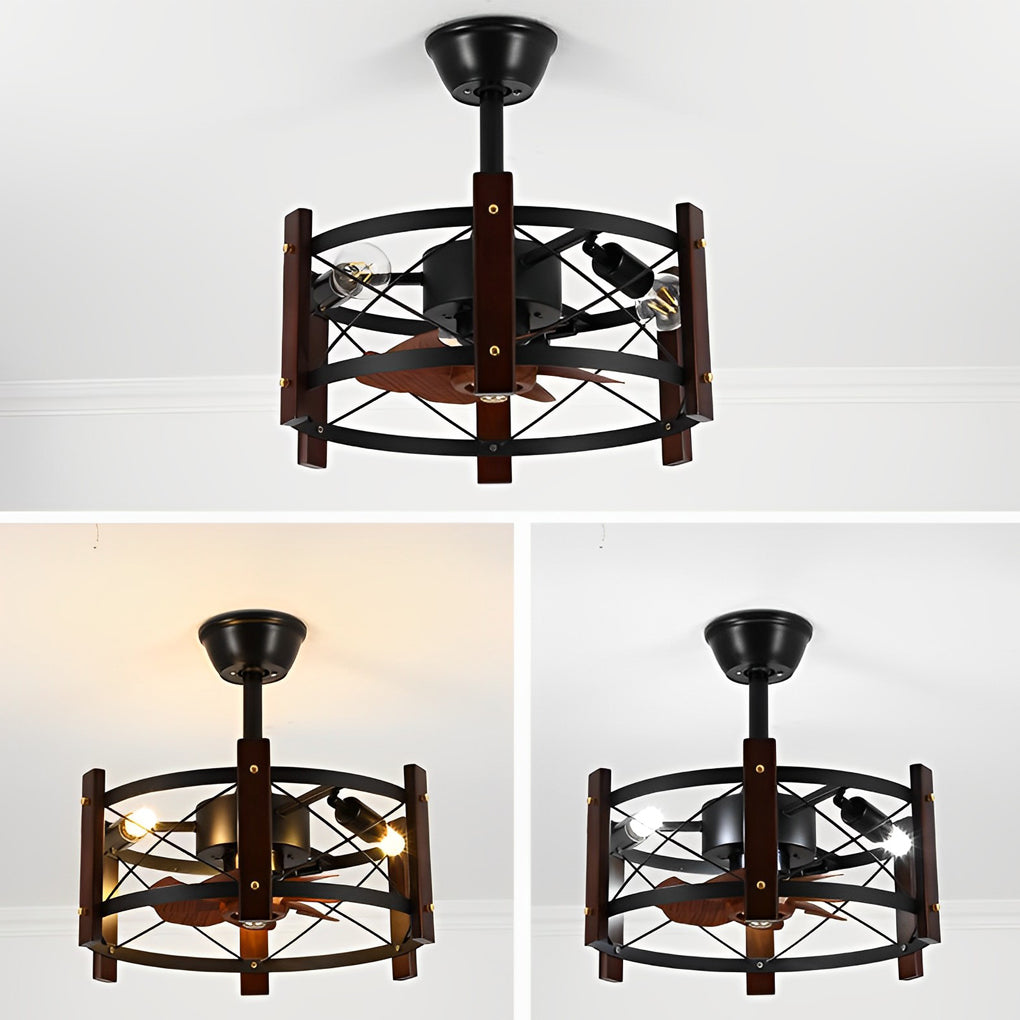 Retro Bladeless Ceiling Fan Ha080076