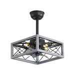 Retro Led Bladeless Ceiling Fans With Remote Ha084443
