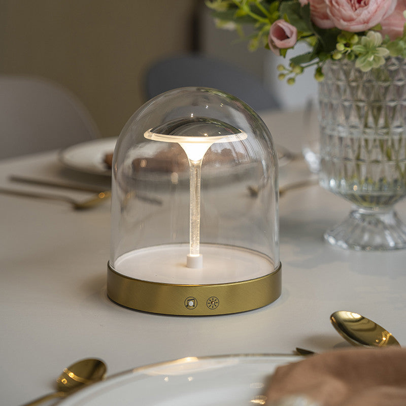Fairy Tale Glass Dome Led Decorative Table Ambient Lamp
