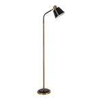 62 In Metal 1 Bulb Rotatable Reading Floor Lamp