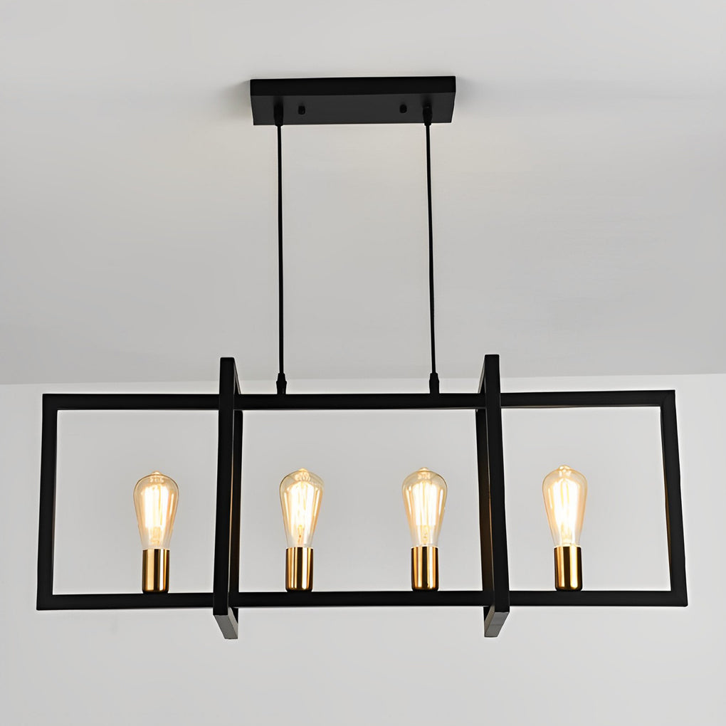 Rectangular Frame Design Pendant Lights Li002265