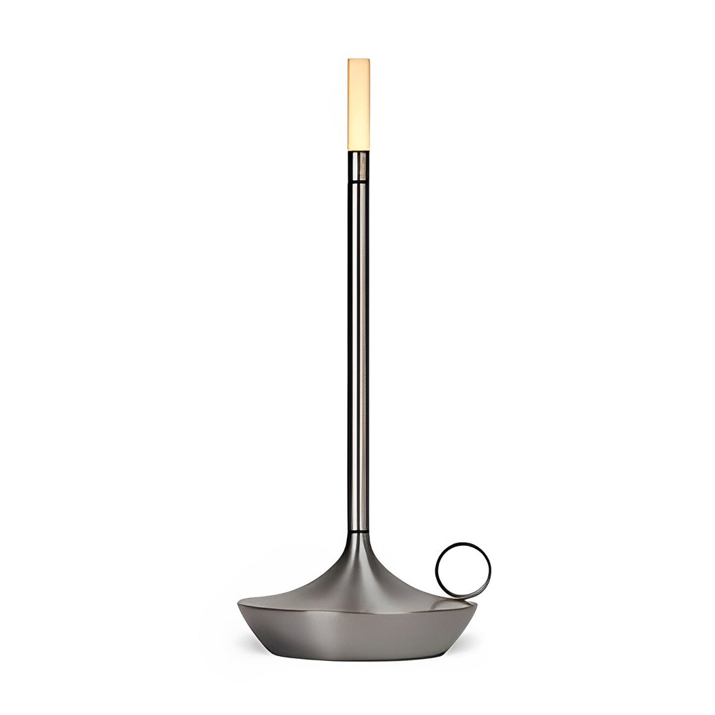 Cordless Portable Candle Wick Led Minimalist Table Lamp