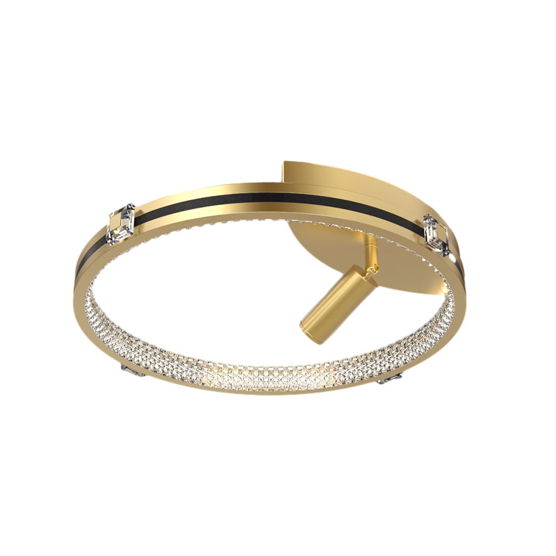 Round Ring Modern Ceiling Lights With Spotlights Ha098312