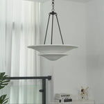 Orvus Cloud Pendant Light — Sculptural Plaster & Metal Ceiling Lamp