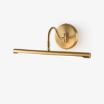 Gildra Arc Vanity Wall Light in Brushed Gold with Integrated LED