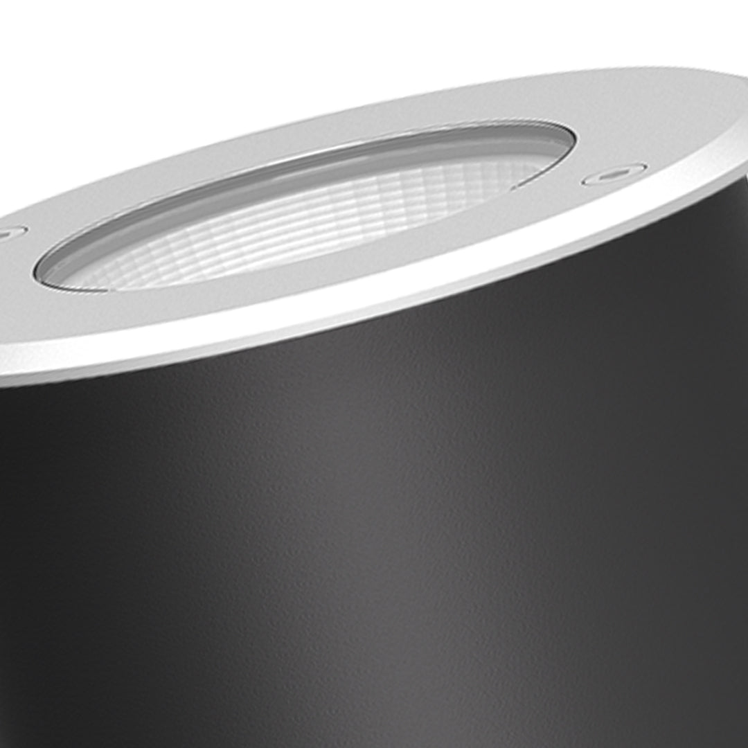 Minimalist In-Ground LED Well Light, 6W Warm White, IP67 Outdoor